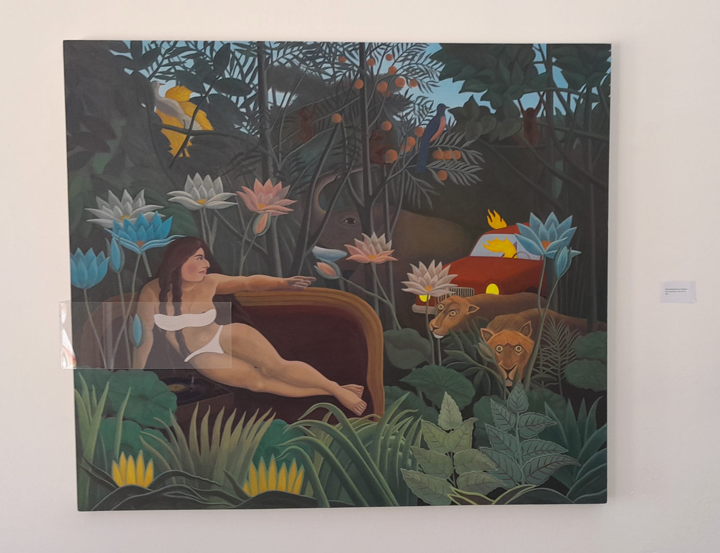 Exposición de pinturas en homenaje a Henry Rousseau y Alfredo Bryce